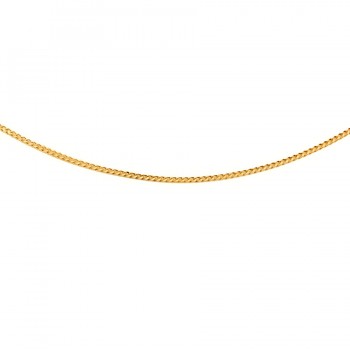 18ct gold 2.6g 18 inch curb Chain